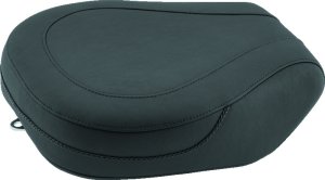 Honda VTX1300 Retro Two-Piece Motorcycle Seats - Mustang Motorcycle - Wide Touring with Studs - Black - `02-`09